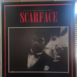 SCARFACE FRAMED POSTER