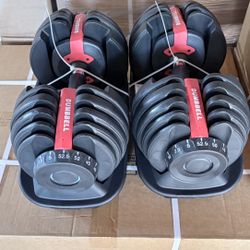 I’m Selling Pairs Adjustable Dumbbell Brand New In Solid Boxes Each Dumbbell (5 Lbs Up To 52 5 Lbs) For The Pair $240