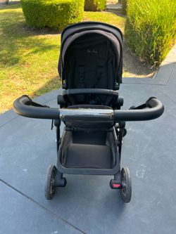 Special edition, silver Cross deluxe stroller set