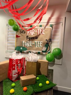Golf Birthday banner