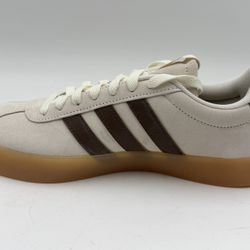 New Adidas VL COURT 3.0 SZ 9 WOMEN'S Sneakers SKATEBOARD Off White ID9063