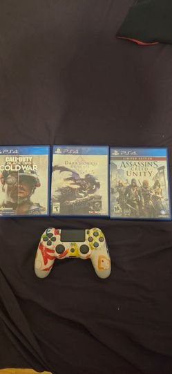 Control ps4 y juegos