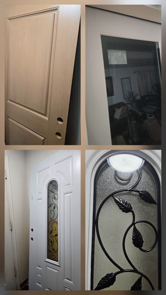 3 / Exterior Doors 2 / 36" x 80" Asking $395 Each . . Also A 30" X 80" Glasr With Inzegrsted Blindiis