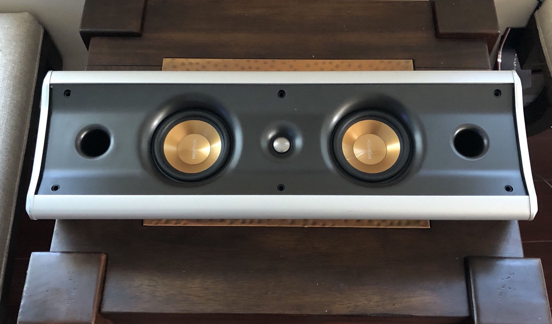 ACCURIAN AMP-5052, "High-End" STEREO SPEAKERS, 8-OHM , 120-watt Max Power ,, 60-watt RMS !