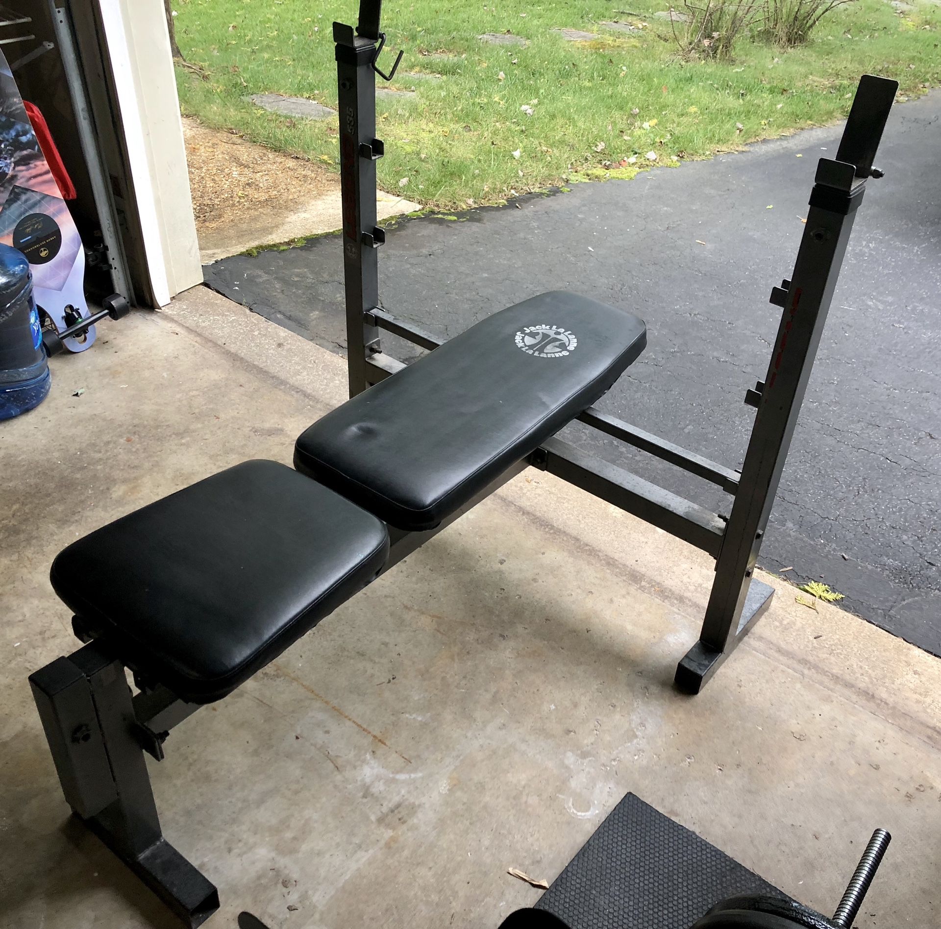 Workout Bench and 6ft Bar