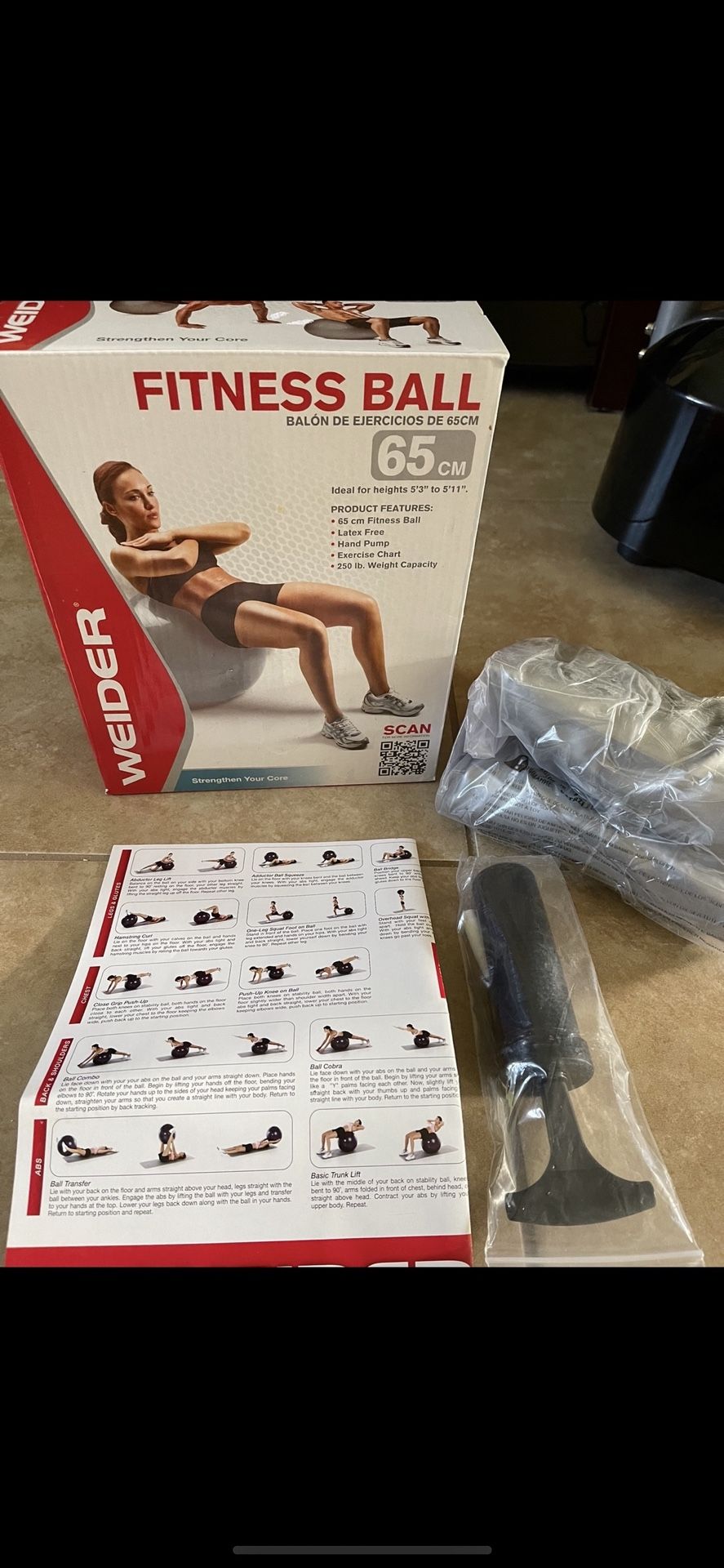 Exercise Ball And Discs