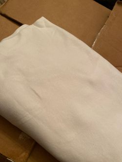 White fabric