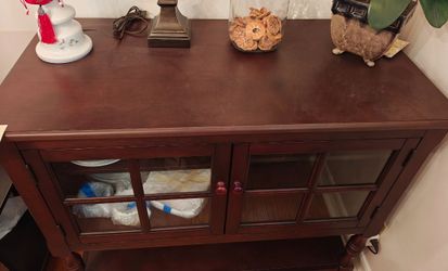 Glass cabinet - $12