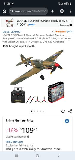 Rc Airplane Super fast Fun ready fry only 2 left $45 each