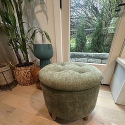 Green Storage Stool (New)