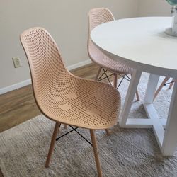  Plastic Shell Armless Side Chair