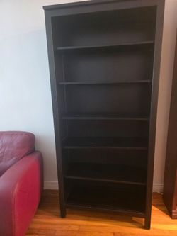 Dark Brown 5-Shelf Bookshelf