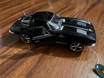 Black Corvette Sting Ray Diecast Model Car