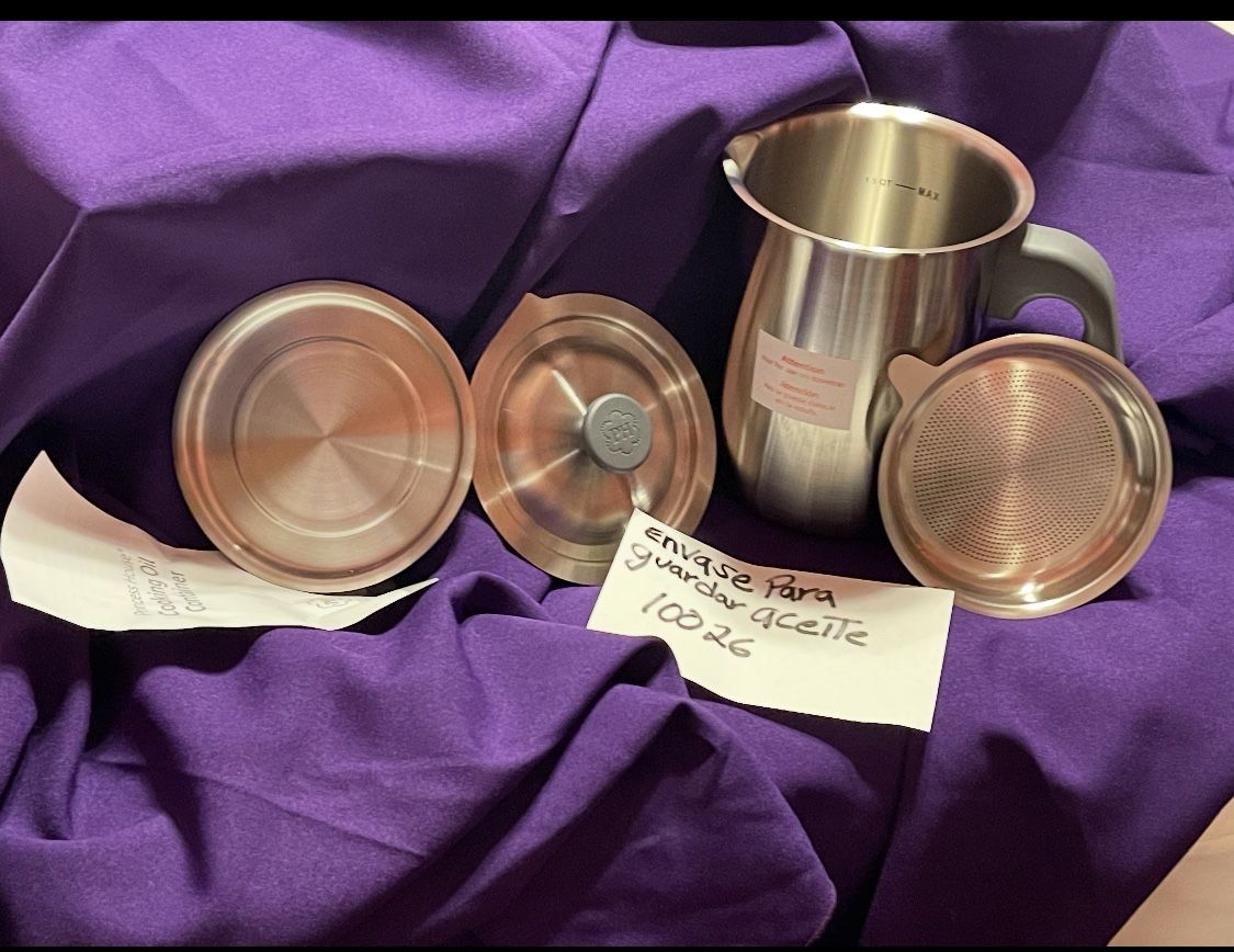 Princess House Envase Para Guardar Aceite