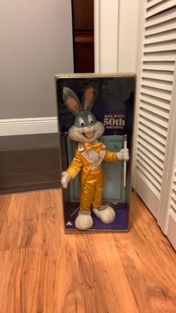 Vintage 1998 Bugs Bunny Plush Doll 50th Anniversary Limited Edition