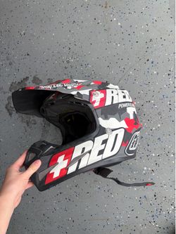 Troy Lee Designs RED Power Elixir Camo Full-Face Helmet - MIPS - Size Medium
