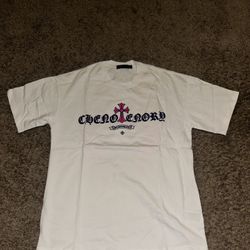 Chrome Hearts Comme Des Garcons T-Shirt ‘White/Pink’