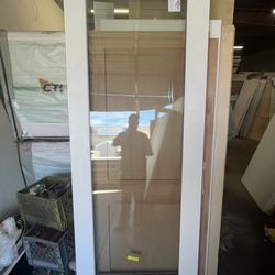 🚪✨ 36x96 One-Light Fiberglass Exterior Door (Clear Glass) ✨🚪