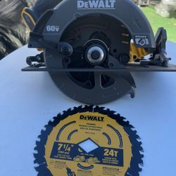 DEWALT FLEXVOLT 60V MAX Cordless Brushless 7-1/4 in. Circular Saw with Brake (Tool Only)