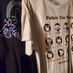 Set Of 2 Hello Kitty Shirts