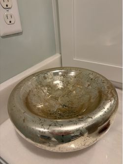 Antique silver bowl