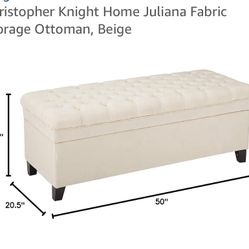 Christopher Knight Ottoman $100.00