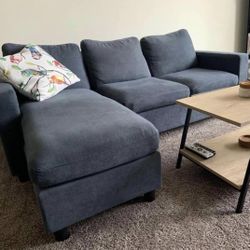 Dark Gray Modern Sectional Sofa