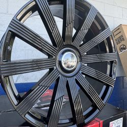 26x10 Gianelle Gloss Black Blank 