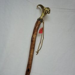 HAND MADE WOOD CANE 36.5in