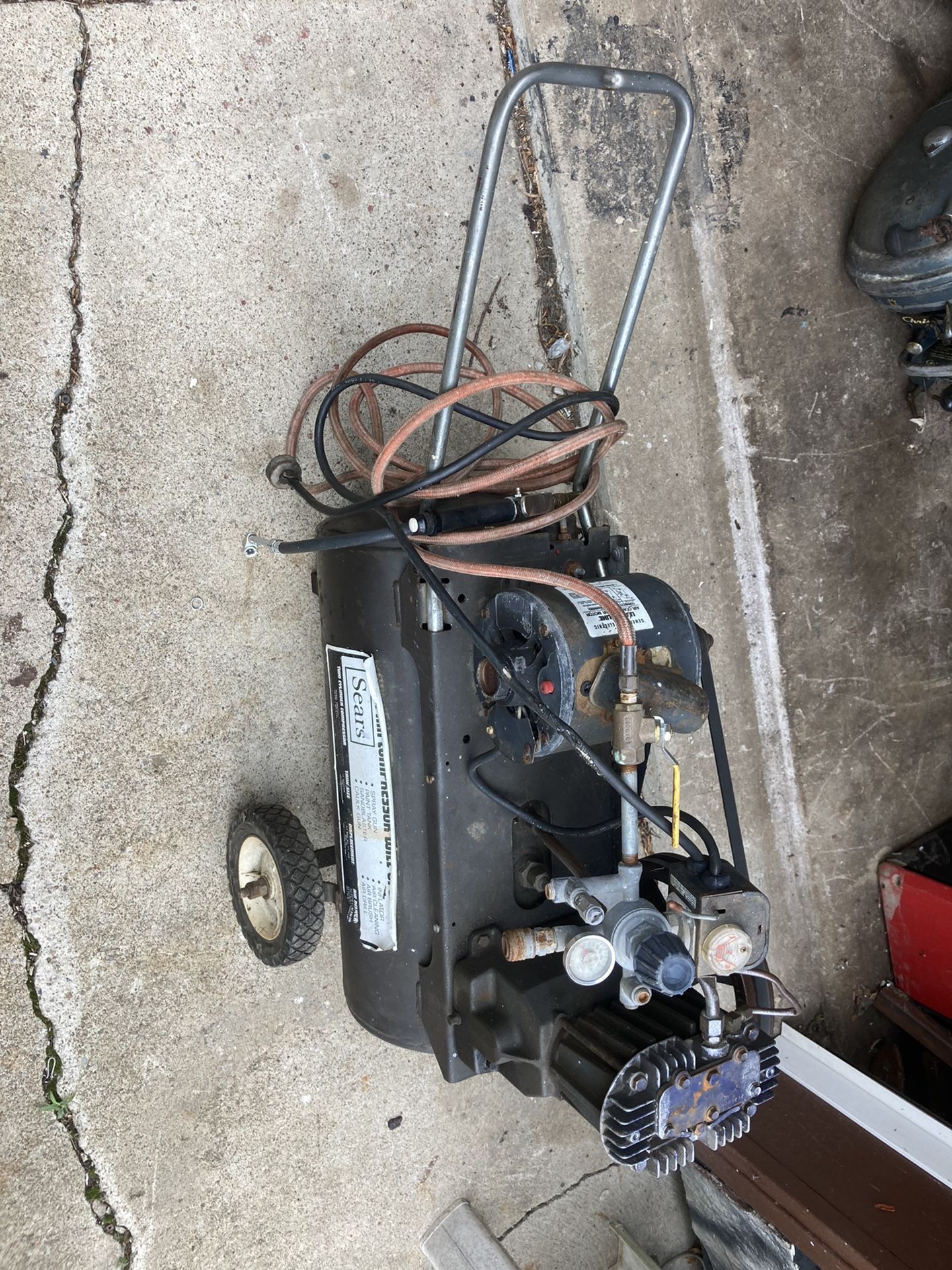 Sears Air Compressor Works Great