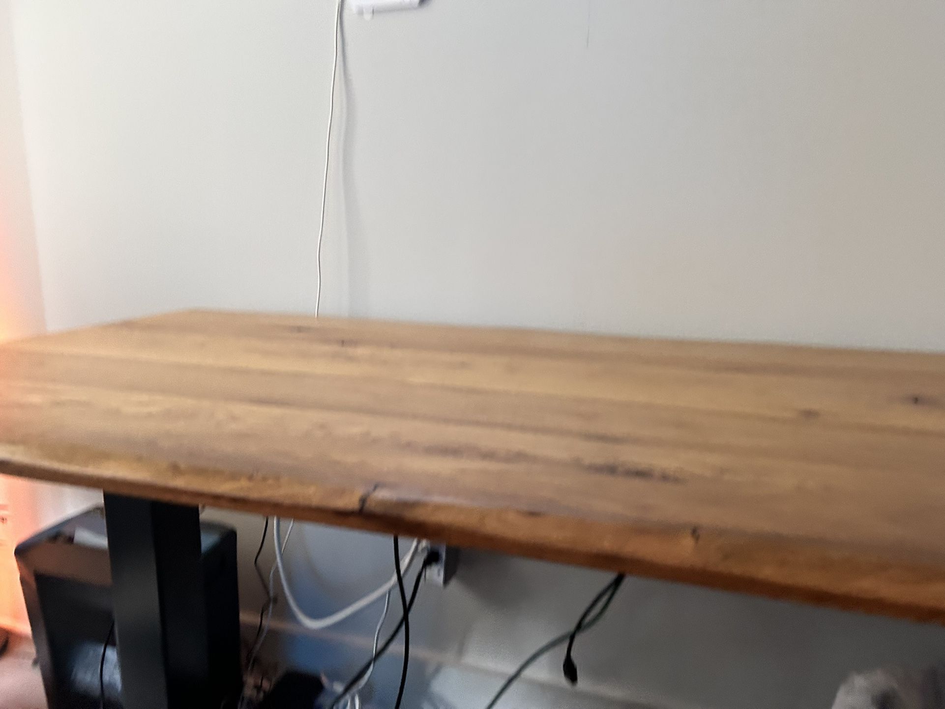 Premium Solid Wood Electric Standing Desk