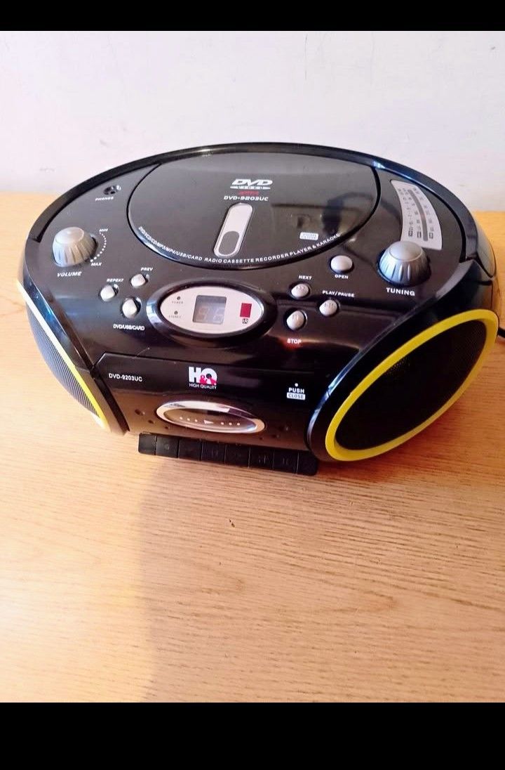 DVD CD Cassette Player/Recorder Radio USB Micro Card