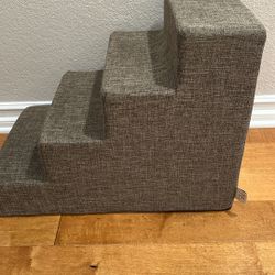 4 Step Dog Stairs, Non Slip, Removable Cover 15”x18” H $35