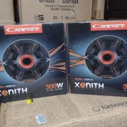 New Pair Cadence 10” Pro Midrange Speakers With Built in Compression Driver  