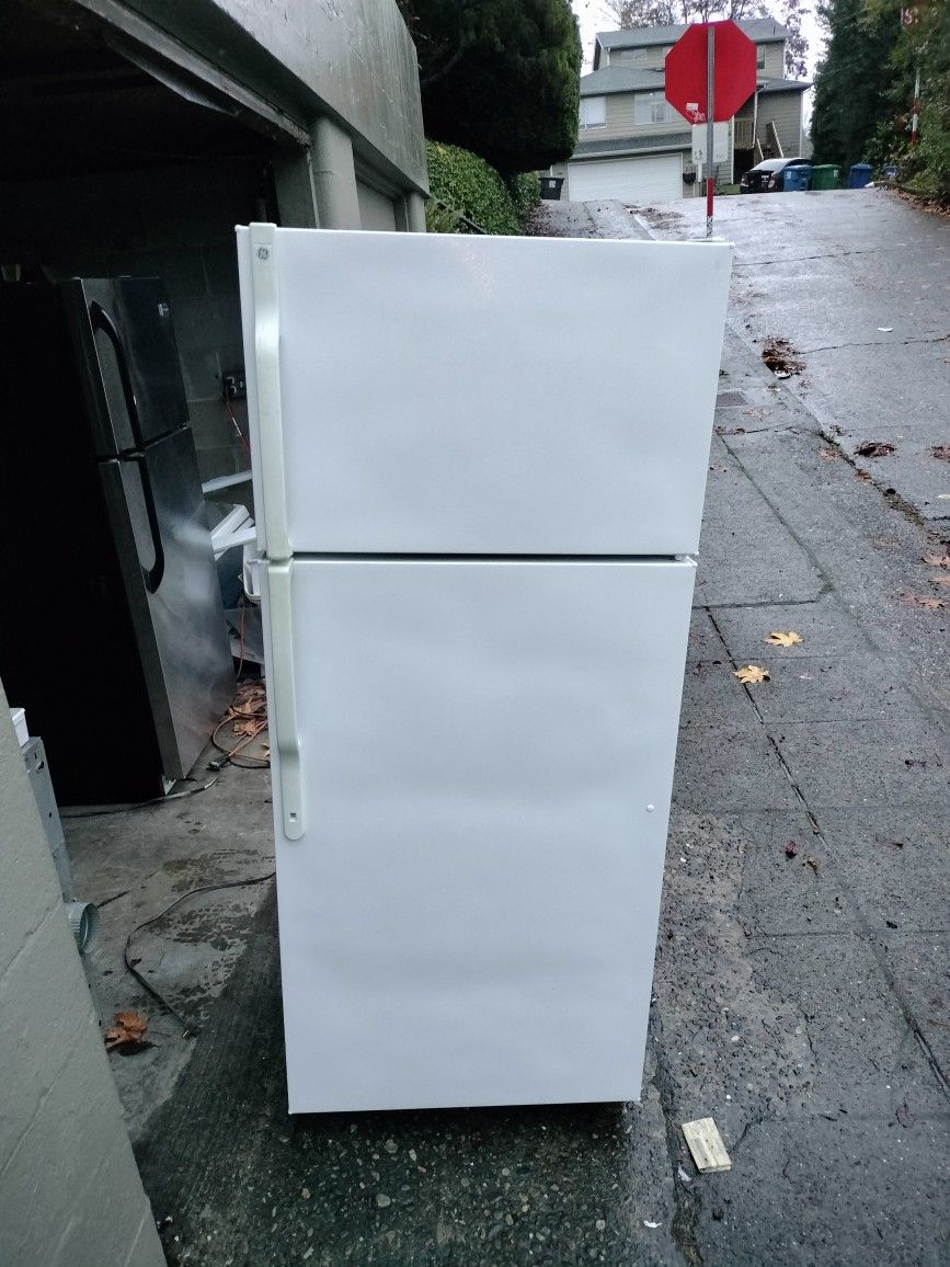 GE White Refrigerator - Can Deliver 
