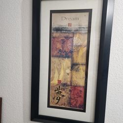 Glass Framed Wall ART