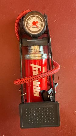 Franklin Foot Air Pump with Pressure Gauge