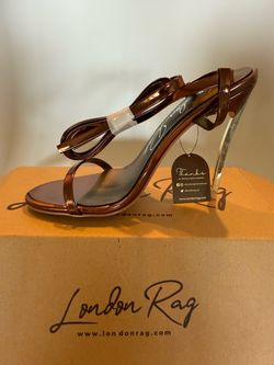 London Rag Metallic Bronze Heeled Sandals