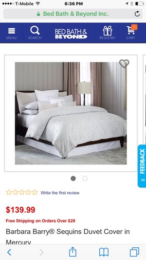 Barbara Barry Duvet Cover Full Queen Retail 139 My Price 23