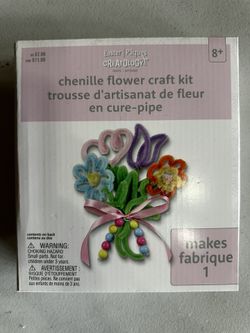 Chenille Flower Craft Kit