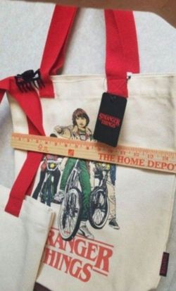 STRANGER THINGS CANVAS TOTE BAGS NEW