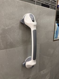 Grab Bars for Bathtubs and Showers with Indicator, 2 Pack Heavy Duty Shower Handles for Elderly, Exclusive 4mm Thickened Strong Sticky Suction Cup, Sh