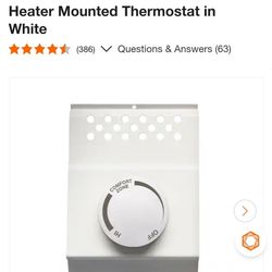 Cadet Built In Thermostat(on heater style )