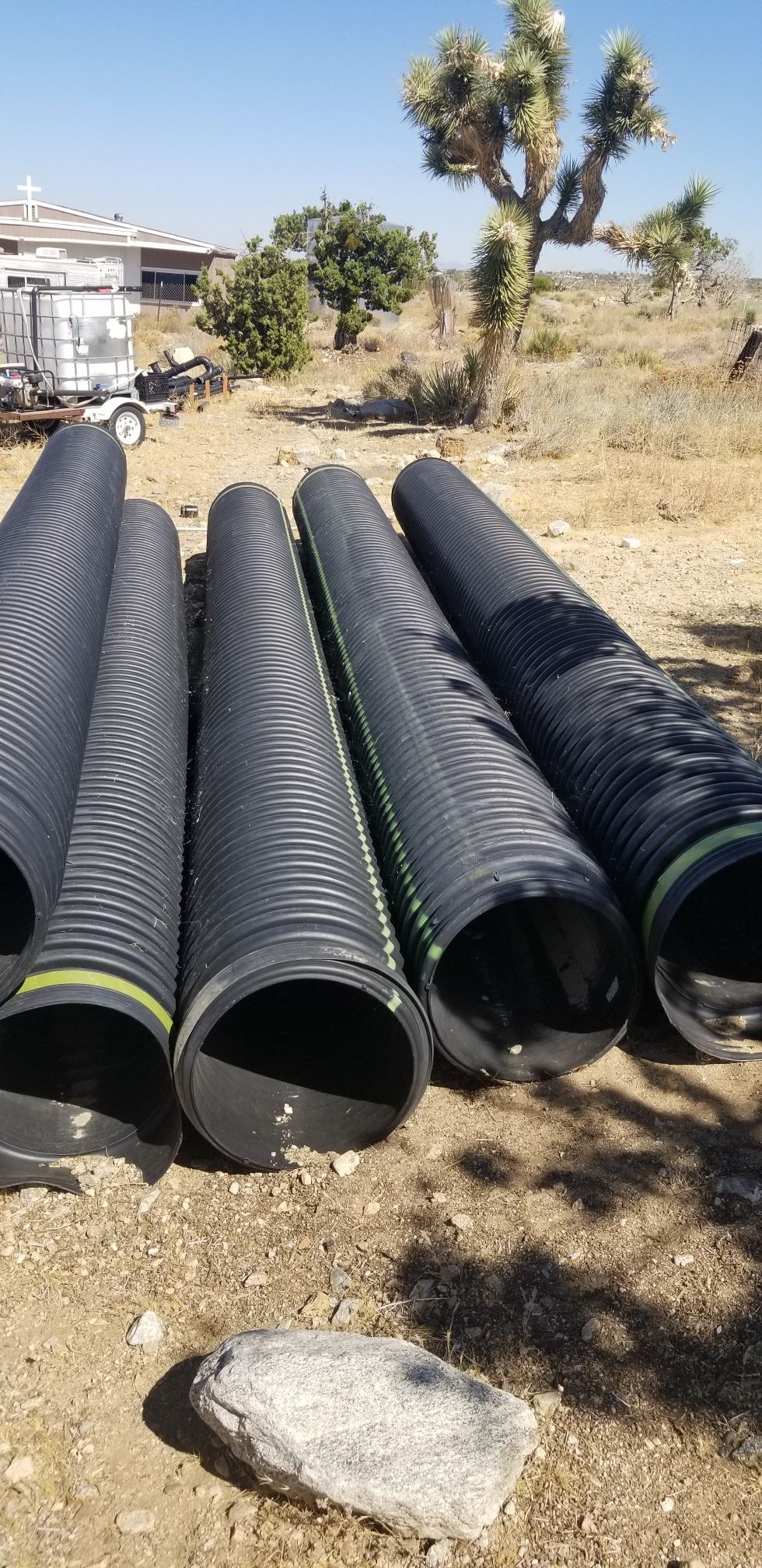Plastic double wall Culver pipes