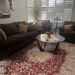 Living Room Furniture Set With Coffee And Side Table
