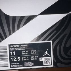 Jordan Tatum 1 Fossil 