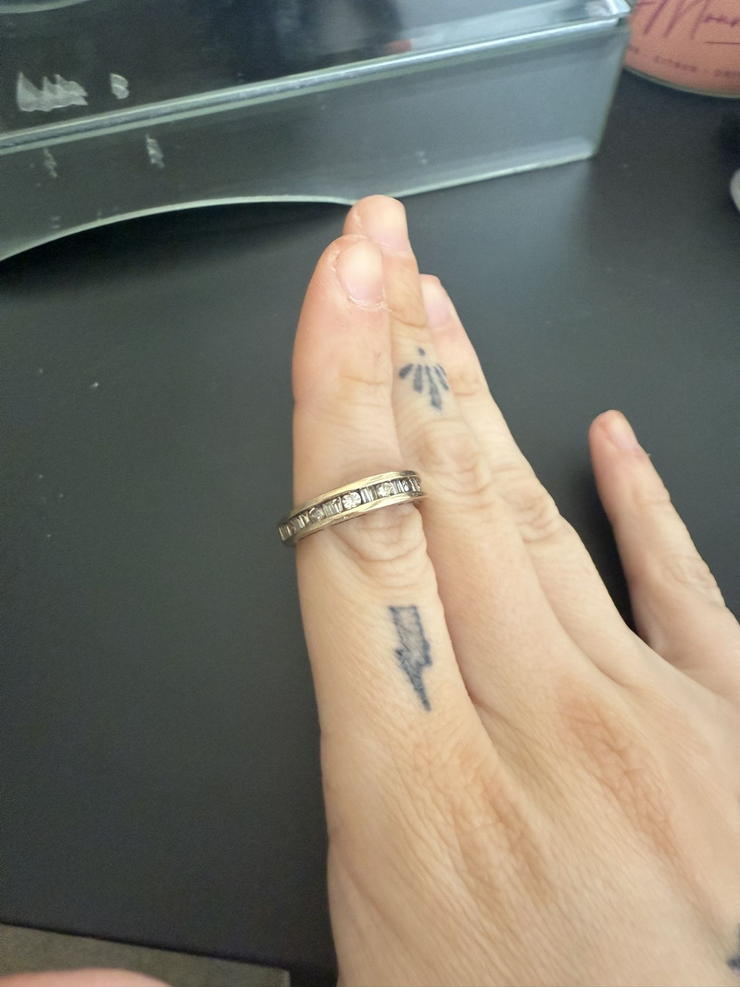Diamond Half Infinity Band 