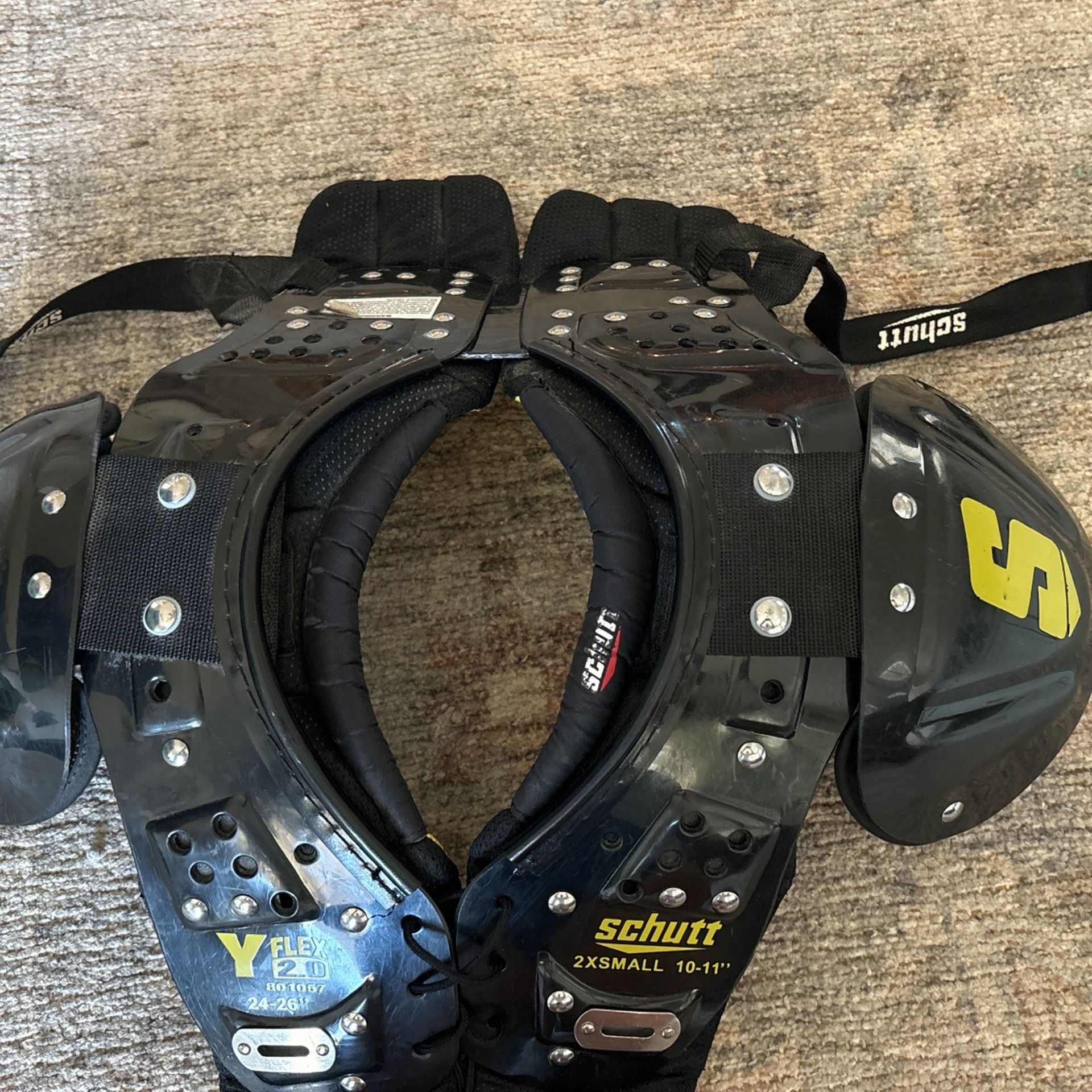 Schutt football pads