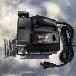 Craftsman Jigsaw/Scroller-322175-70- Like New, Variable Speed, Assorted Blades, 8’ Cord