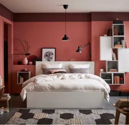 Ikea Queen Bed Frame and Mattress